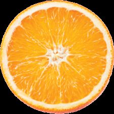 Earths best organic orange sliced side