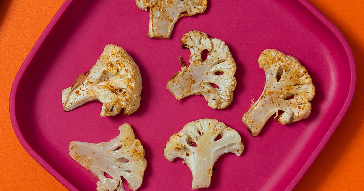 Steam Roasted Cauliflower + Paprika Finger Food | Earth's Best