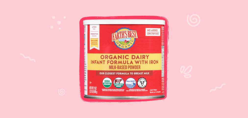 Earths best organic dairy infant formula