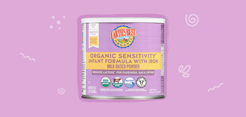 Earths best organic sensitivity infant formula