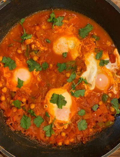 Eggy shakshouka toddler recipe