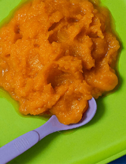 Butternut and ginger puree baby recipe