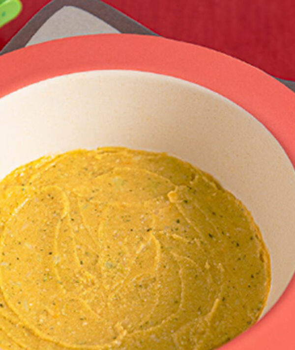 Aubergine pepper and sweet potato puree baby recipe