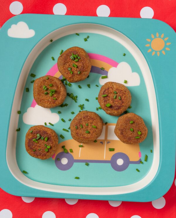 Mushroom lentil burgers toddler recipe