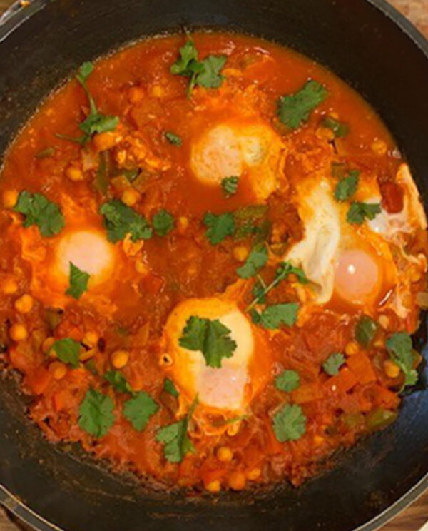 Eggy shakshouka toddler recipe