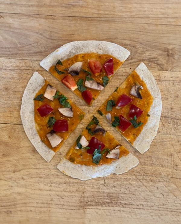 Veggie pizza toddler recipe