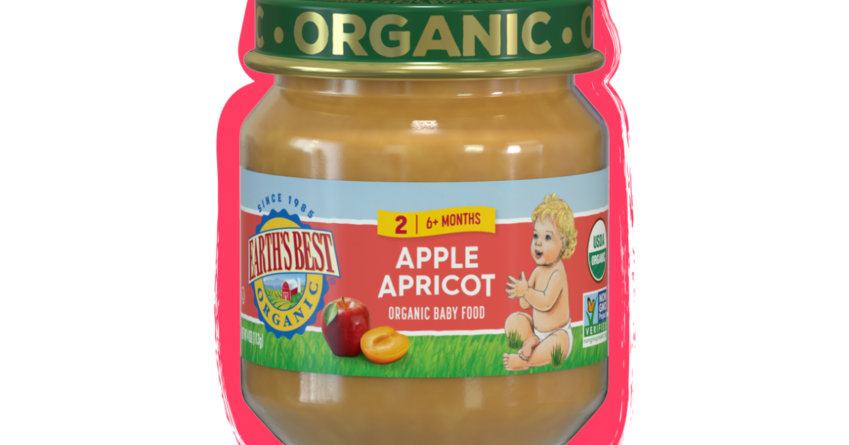 Apricot baby food sales