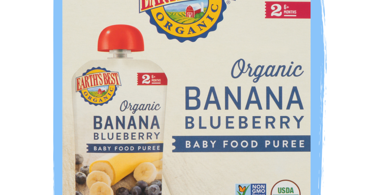 Earth's best banana sale blueberry