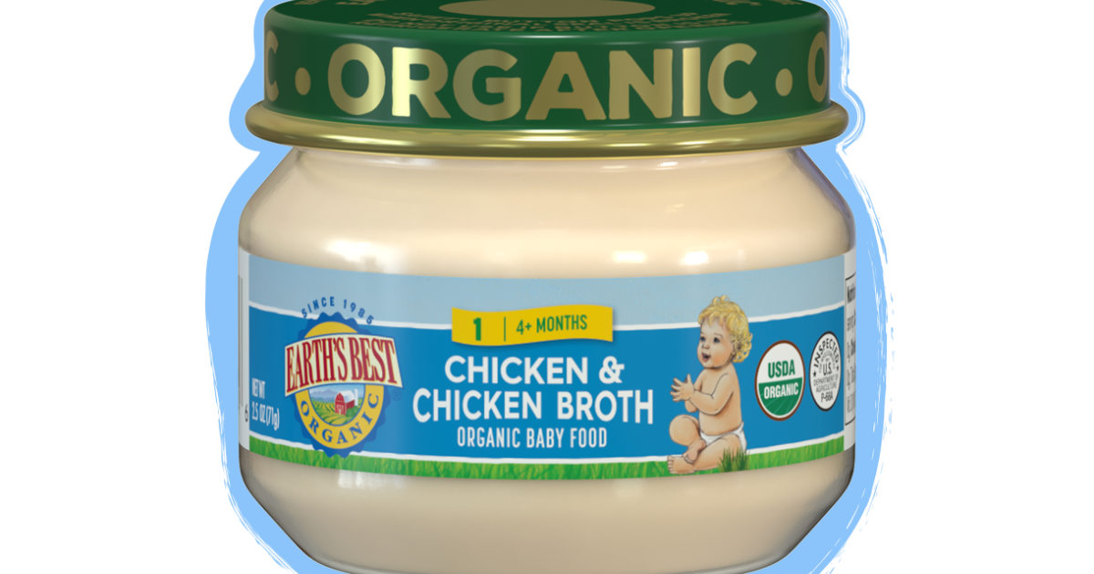 Earth's best organic store chicken baby food