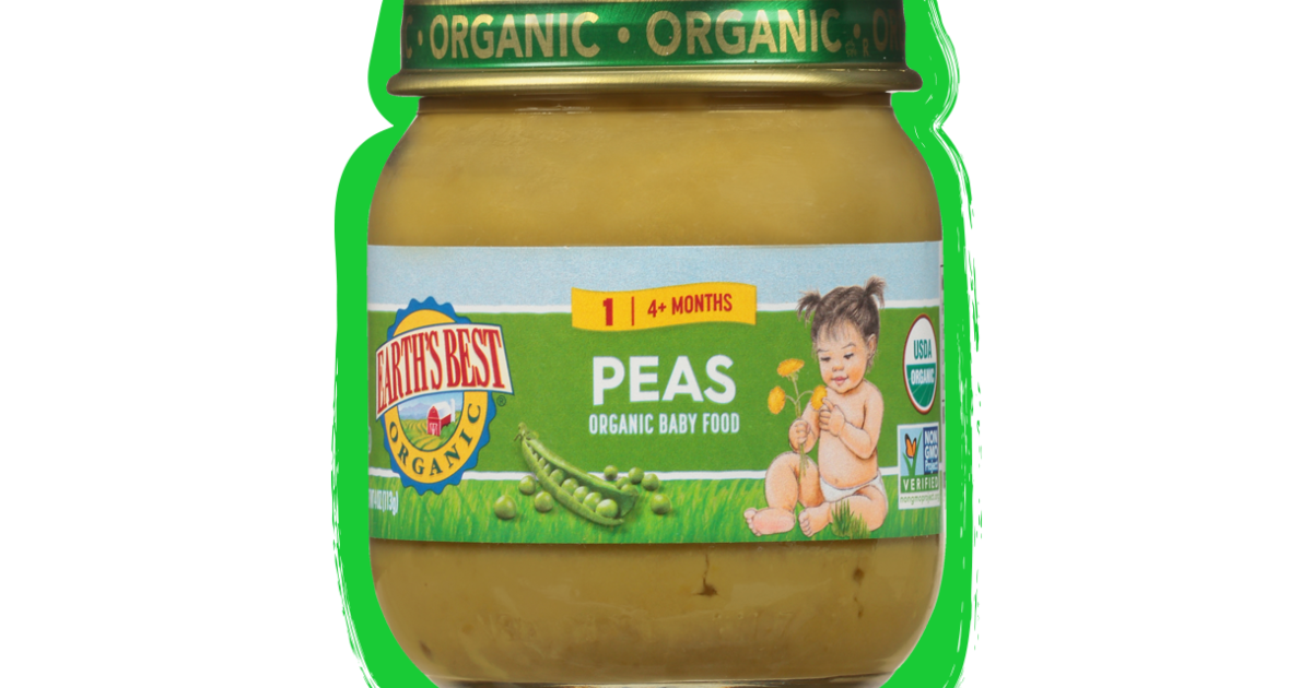 Organic baby shop food peas
