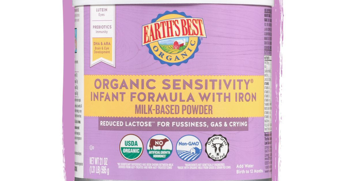 Cvs earth's best best sale formula