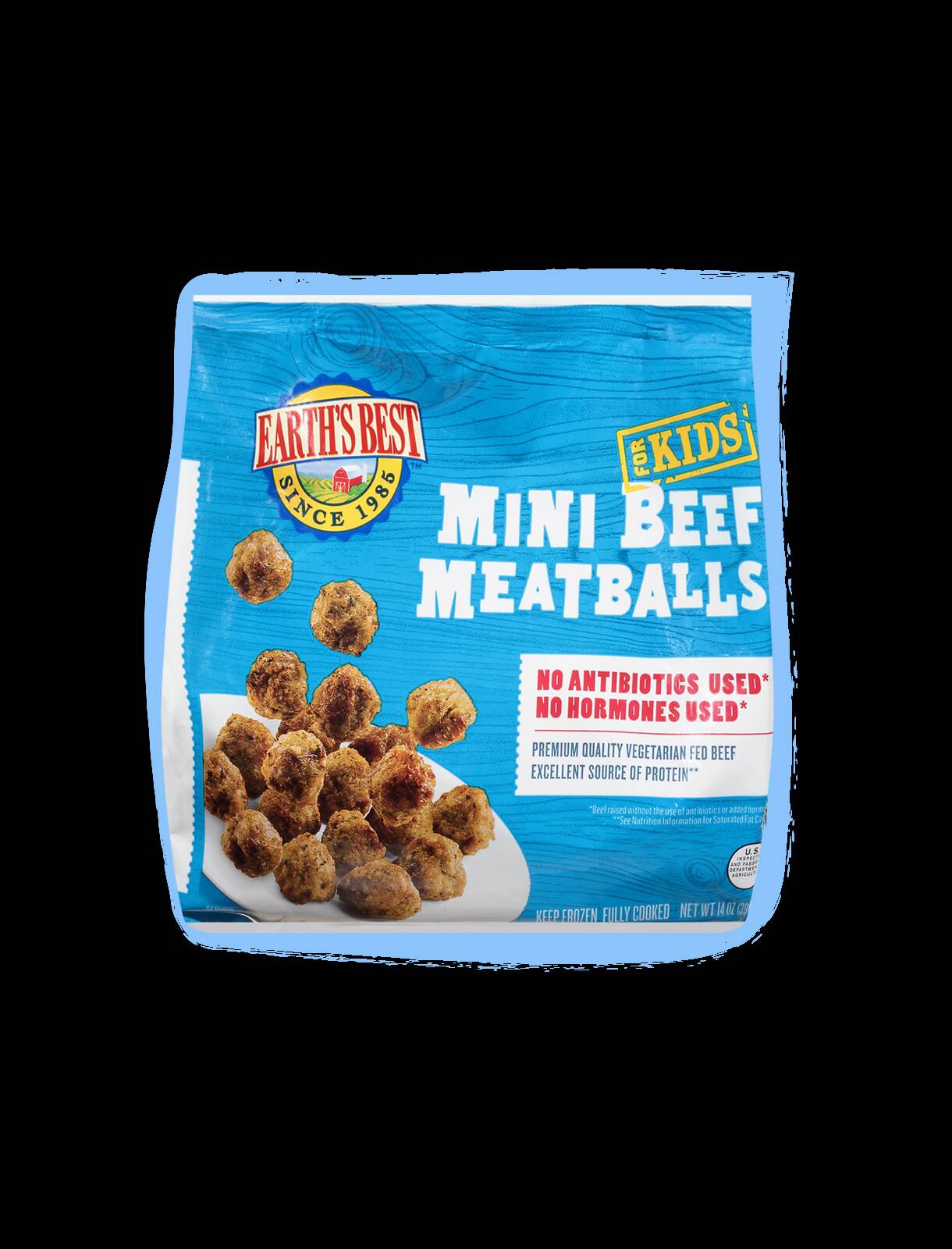 Frozen Mini Beef Meatballs Frozen Toddler Meals Earth's Best