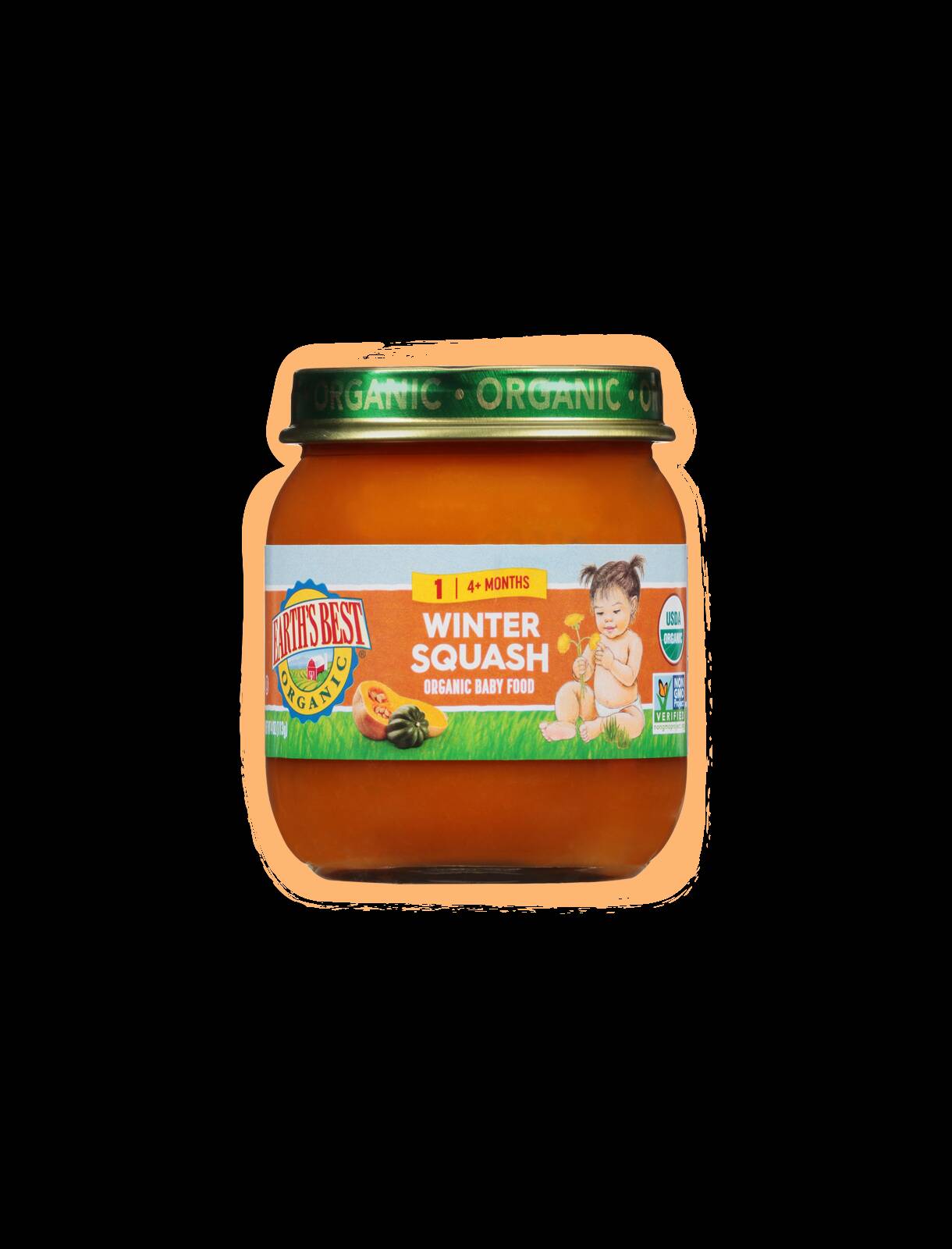 Winter Squash Baby Puree Jarred Baby Food Earth's Best