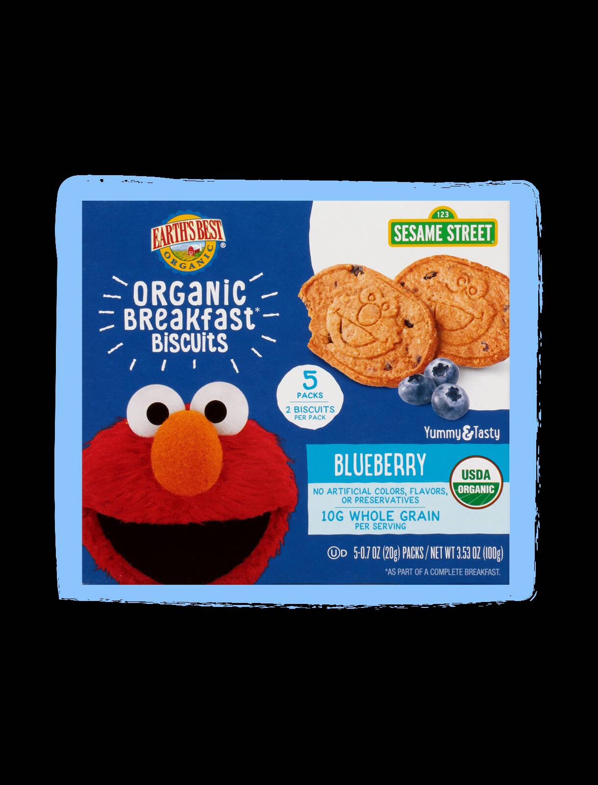 Blueberry Breakfast Biscuit Kids + Toddler Snacks Earth's Best