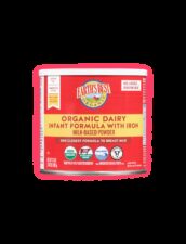 Earths best organic dairy infant formula 23 2oz fop
