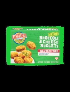 Earths best gluten free broccoli cheese nuggets toddler fop