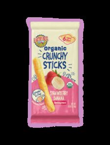 Earths best organic stawberry banana kids finger food fop