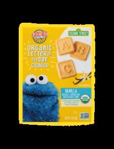 Earths best organic very vanilla organic letter of the day cookies fop