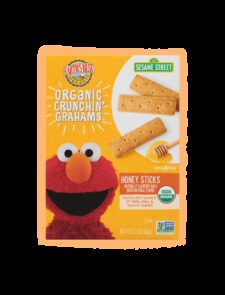 Earths best organic honey crunchin grahams sticks fop