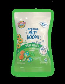 Earths Best spring veggie melty hoops front