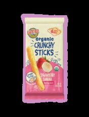 Earths best organic stawberry banana kids finger food fop