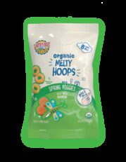 Earths Best spring veggie melty hoops front