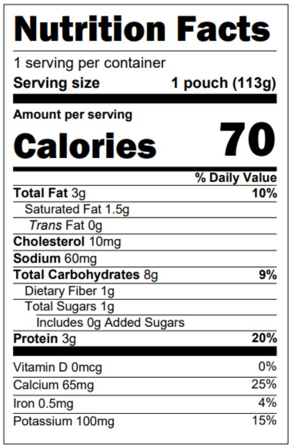 Mac cheese label