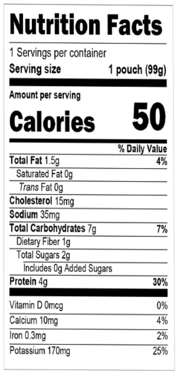 Earths best organic chicken pot pie baby food nutritional facts