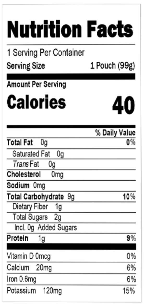 Earths best organic squash sweet peas baby food nutritional facts