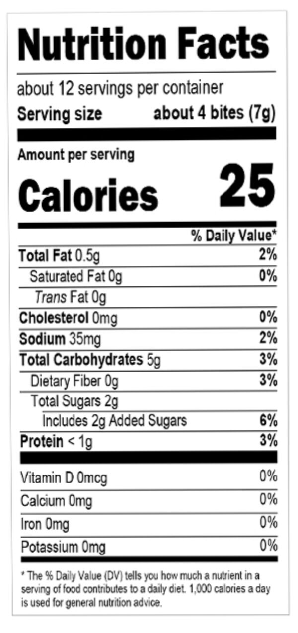 Earths best organic strawberry pb j bites nutritional facts