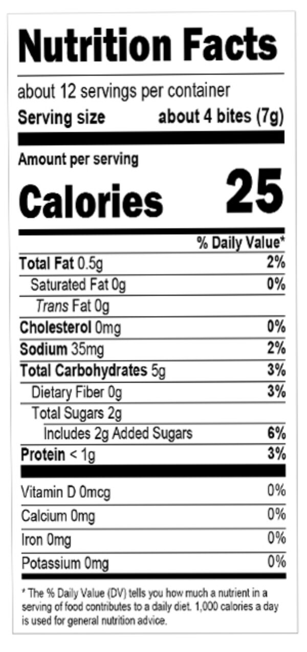 Earths best organic strawberry pb j bites nutritional facts