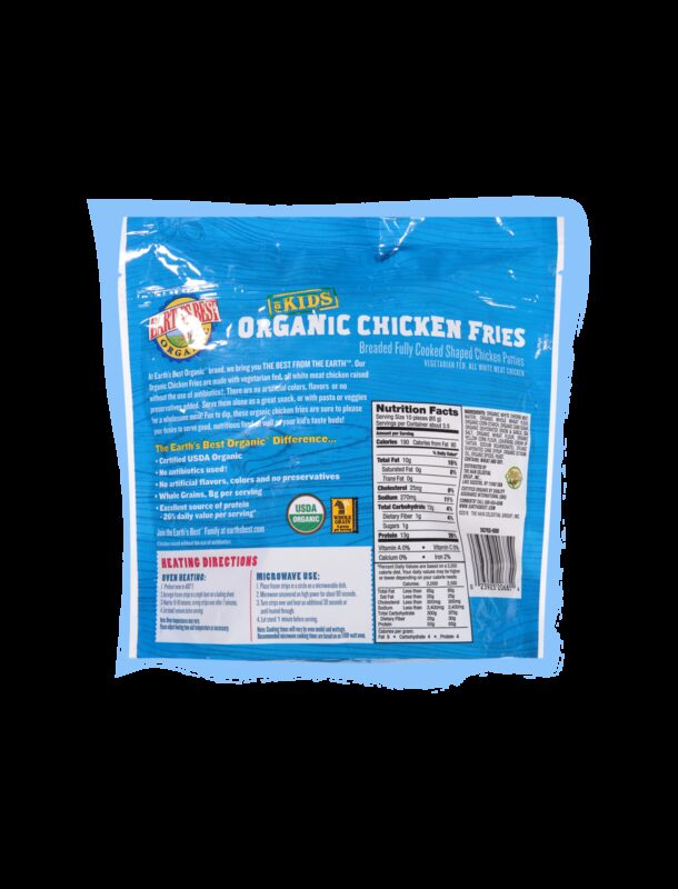 Earths best organic chicken fries toddler bop