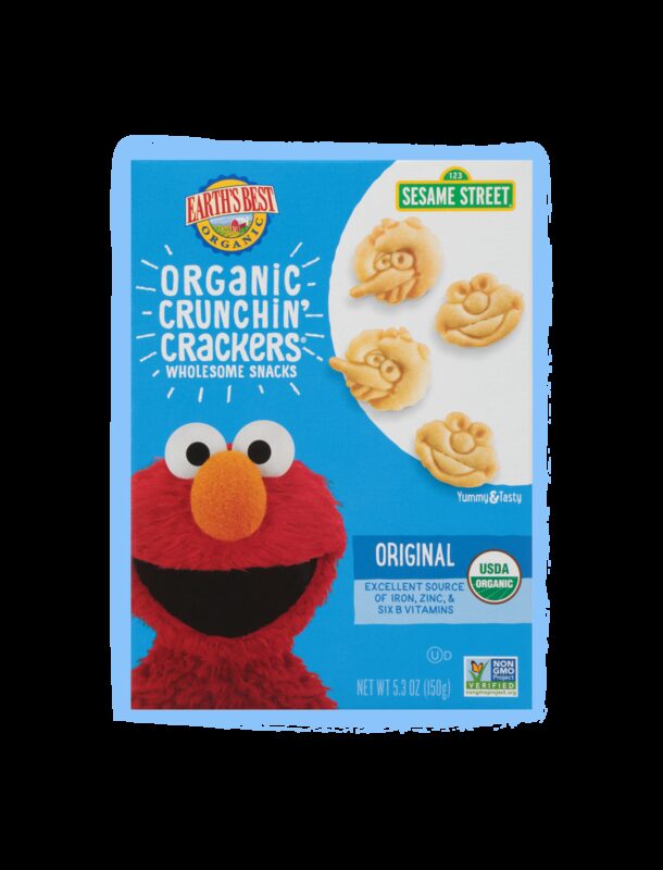 Earths best organic original crunchin crackers fop