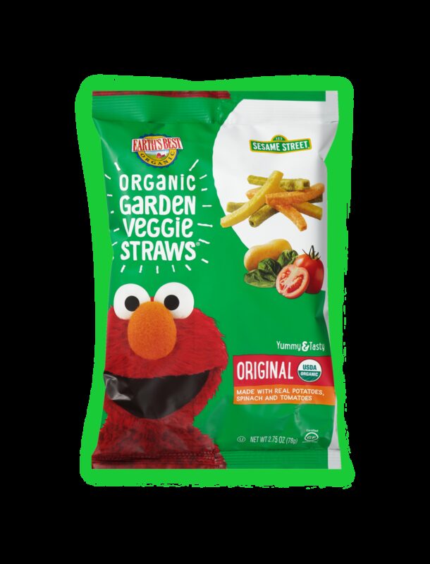 Earths best organic garden veggie straws fop