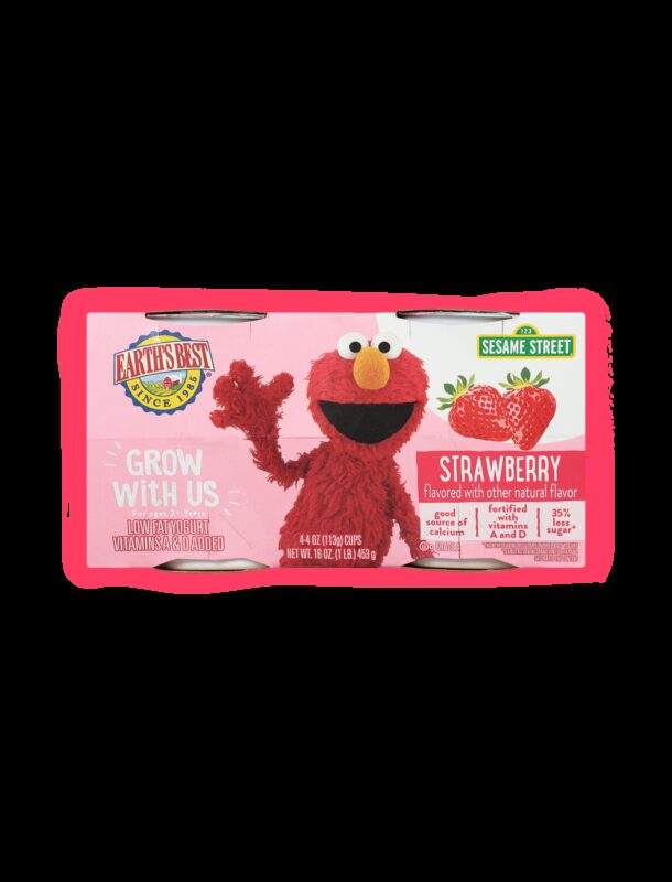Earths best strawberry yogurt for kids fop