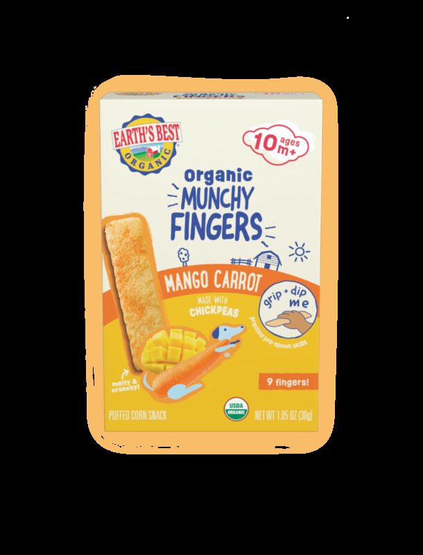 Earth's Best Mango carrot munchy fingers front