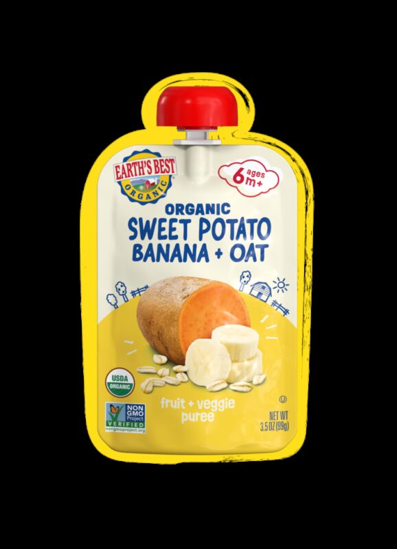 Sweet potato banana front