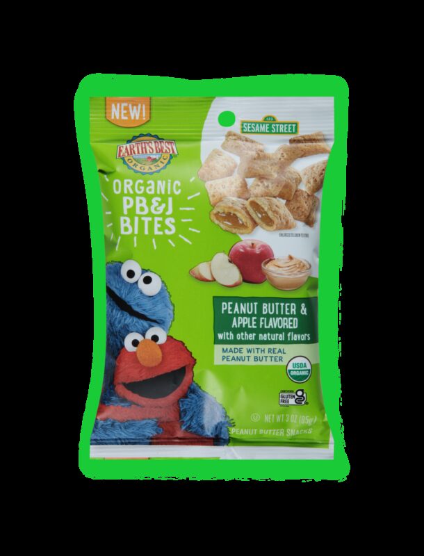 Earths best organic apple pb j bites fop